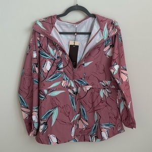 Calia by Carrie underwood quarter zip windbreaker with hood